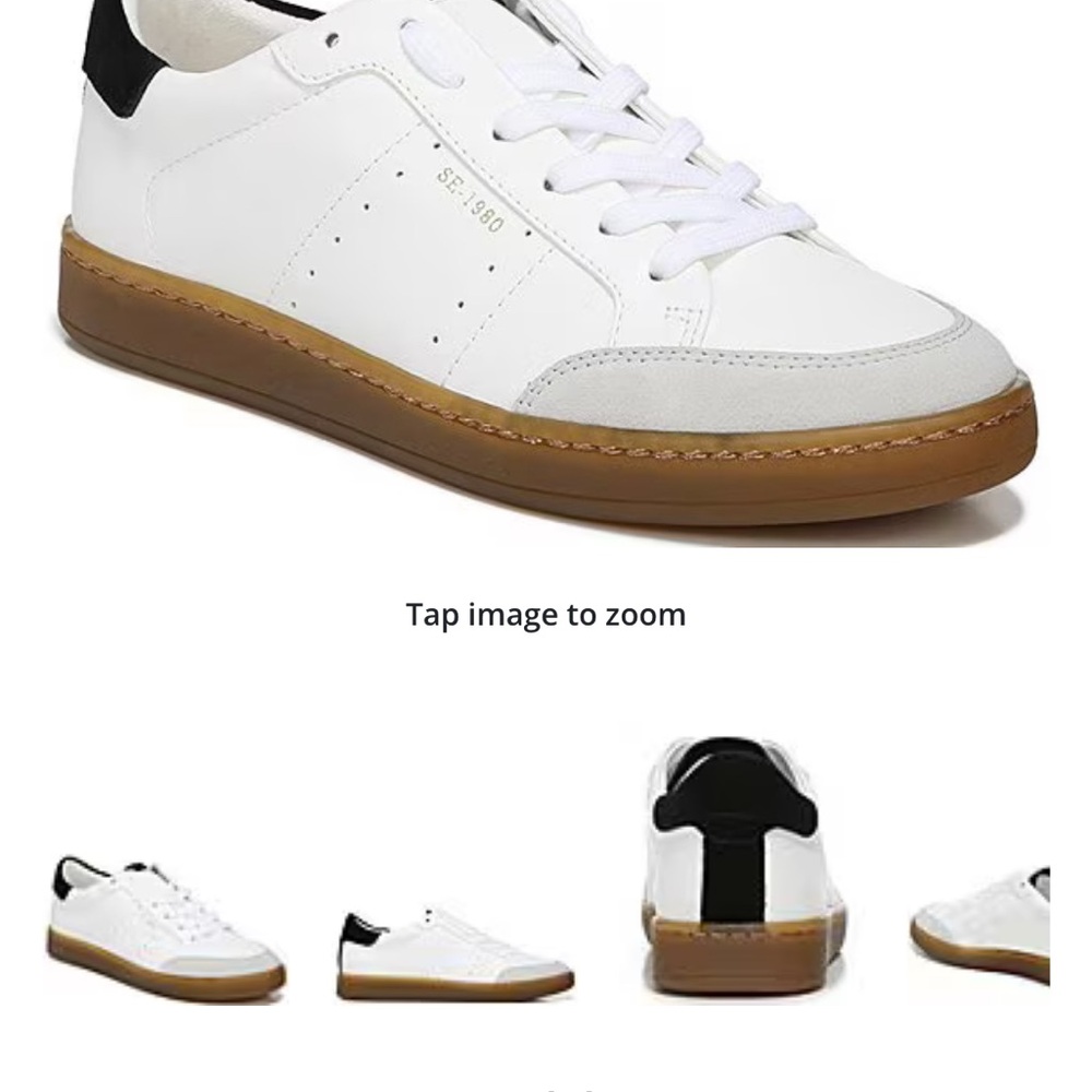 Sam Edelman Josie Gum Sole Retro Leather Sneakers, like new. Women size 7